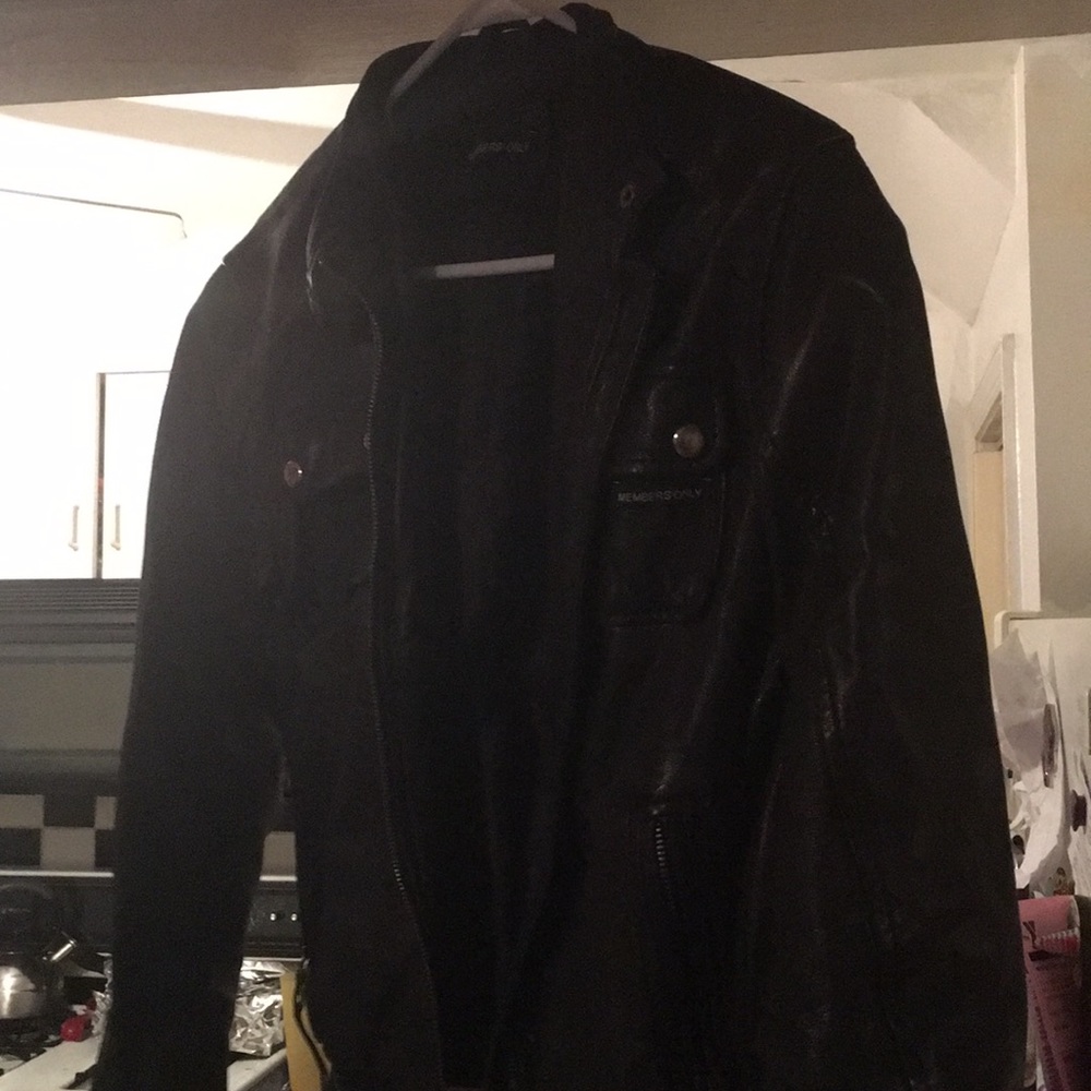 Members only leather jacket